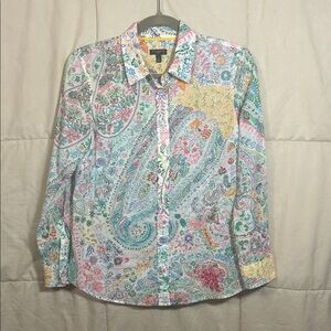 Talbots Multicolor Paisley Women's Blouse